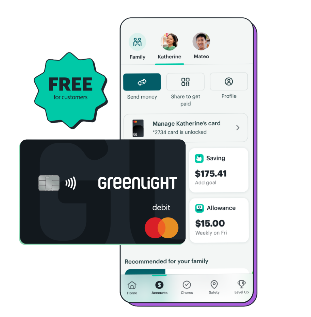 Greenlight: Debit Card for Kids & Families | First National Bank Ames